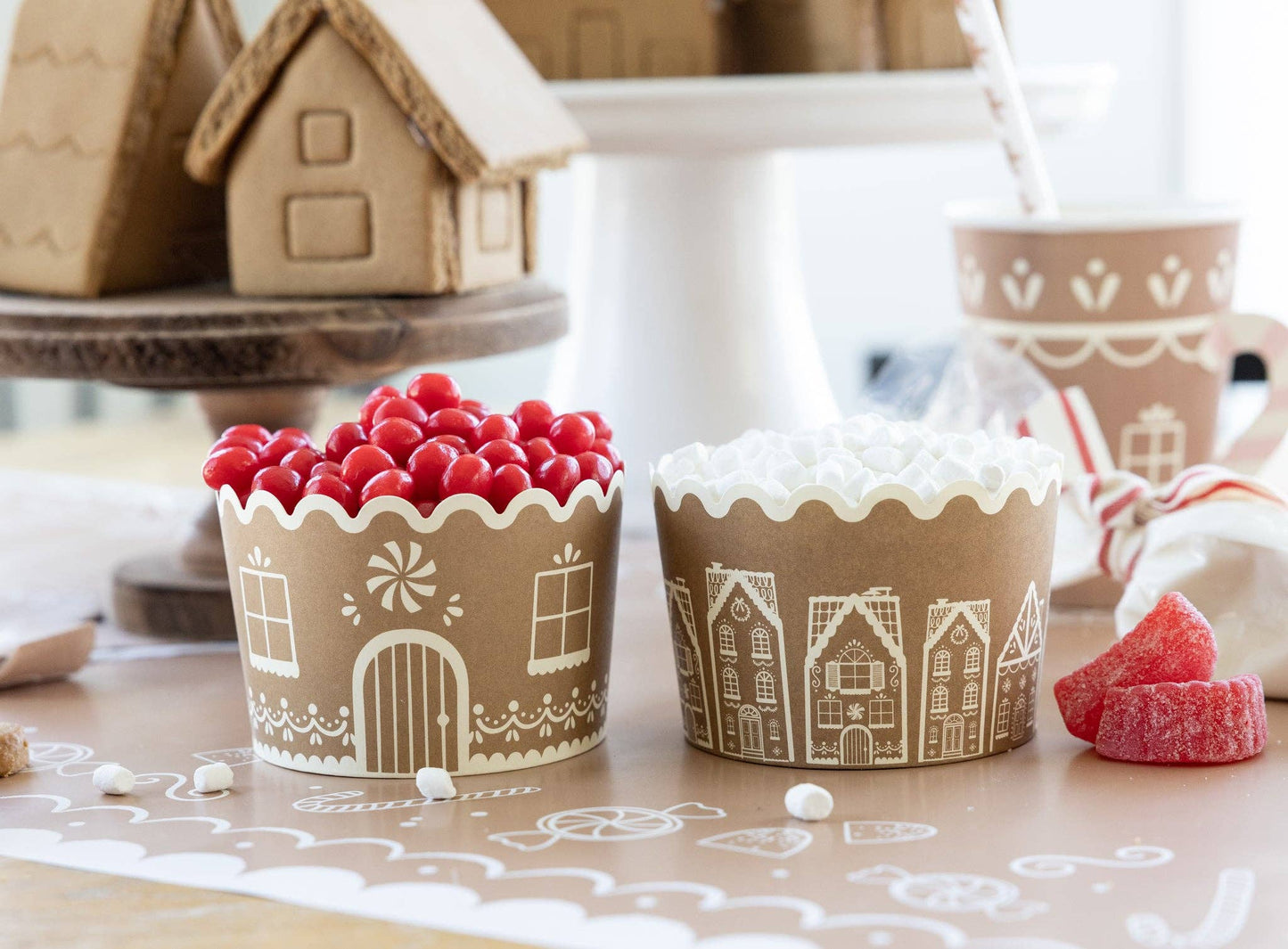 Gingerbread JUMBO Food Cups 40ct