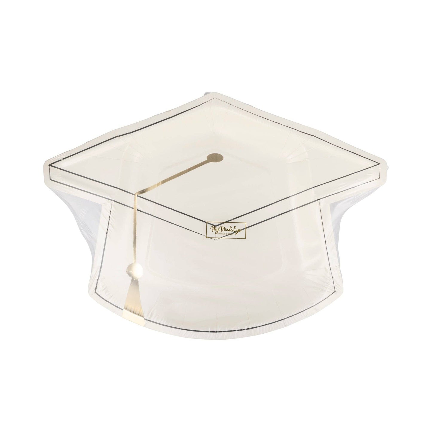 Graduation Cap Plates 8ct