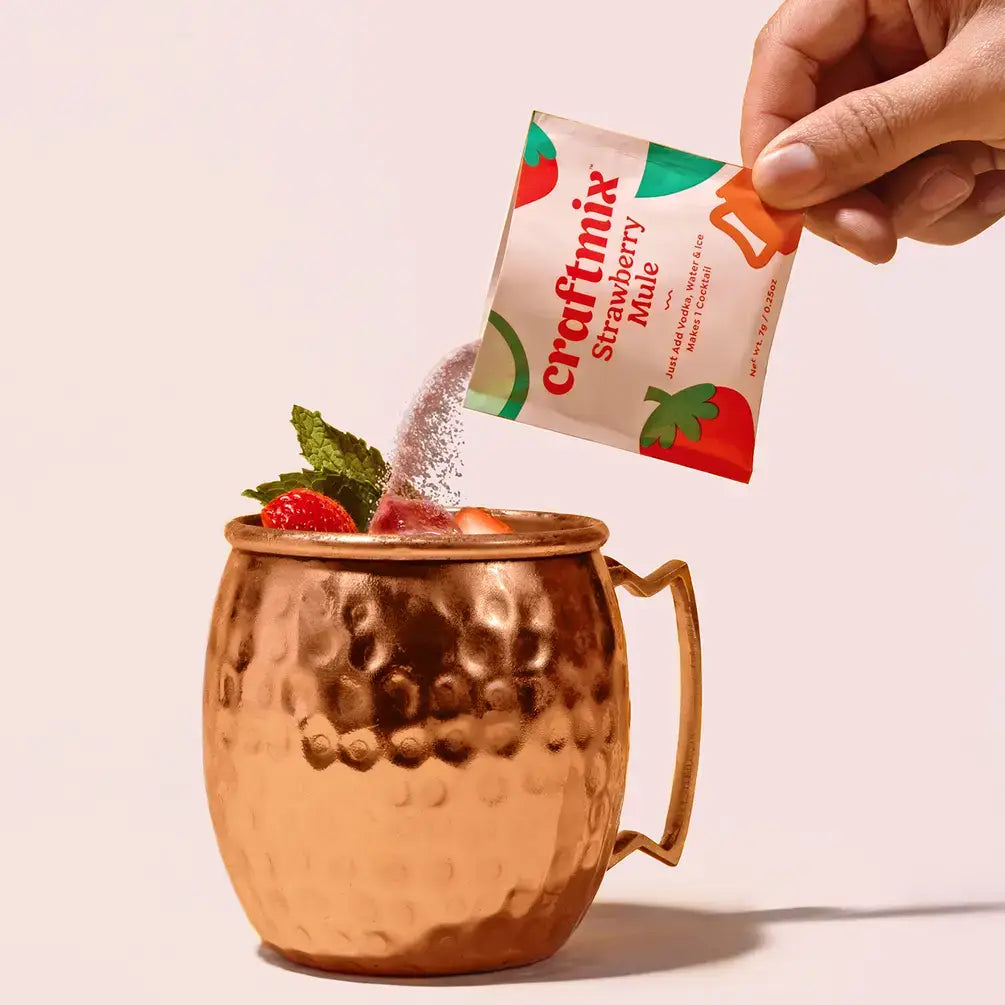 Strawberry Mule Cocktail Mixer - 6 Servings Multipack