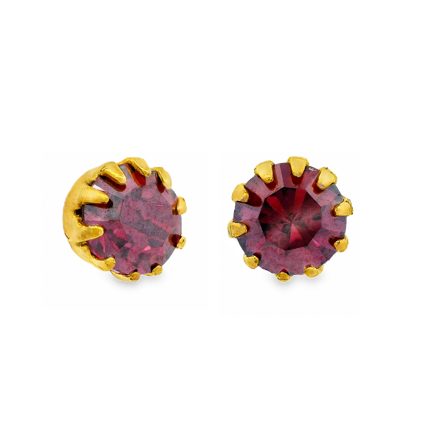 Mini Chrisley Studs: Rose Lustre D
