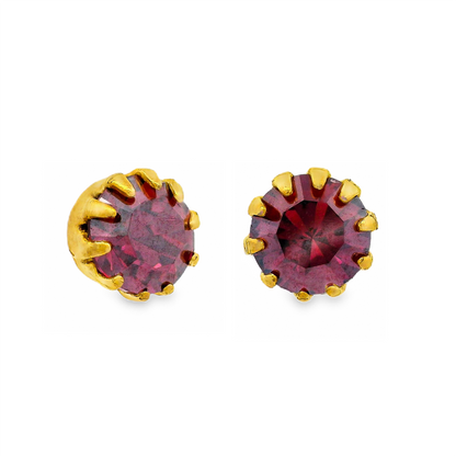 Mini Chrisley Studs: Rose Lustre D