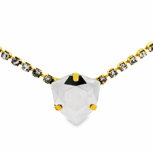 Rhys Necklace in Triangle: Chrome