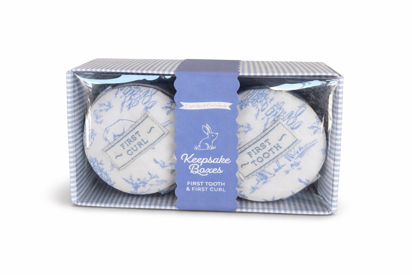 Baby's 1st Curl + Tooth Keepsake Boxes- Boy