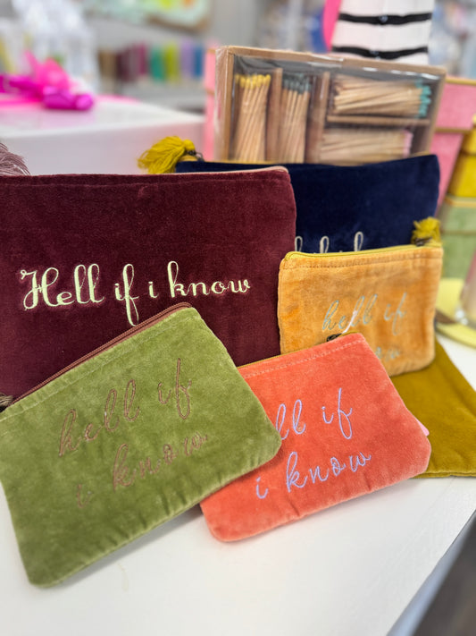 Hell if I know embroidered bags