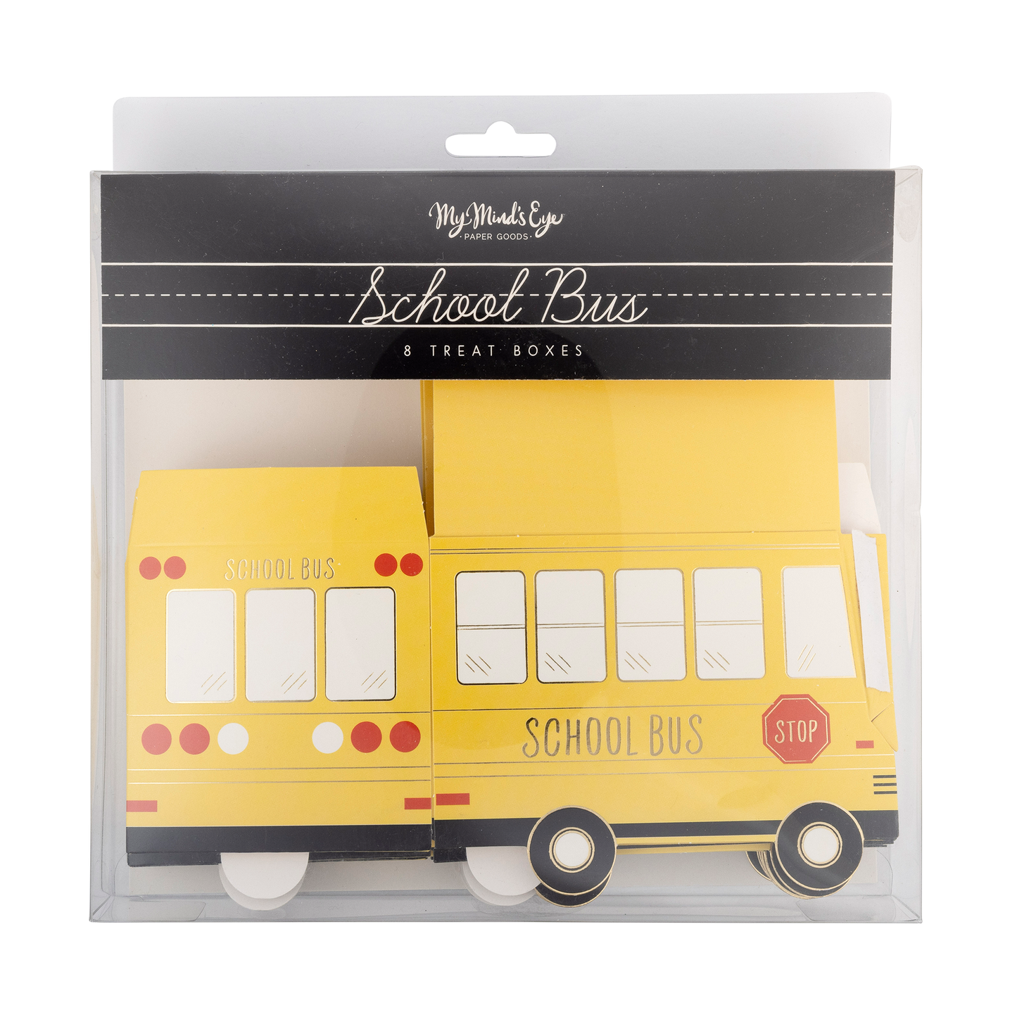 School Bus Treat Boxes 8ct