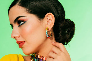 Jubilee Hoop Earrings in Candy Crush Colors: ABV