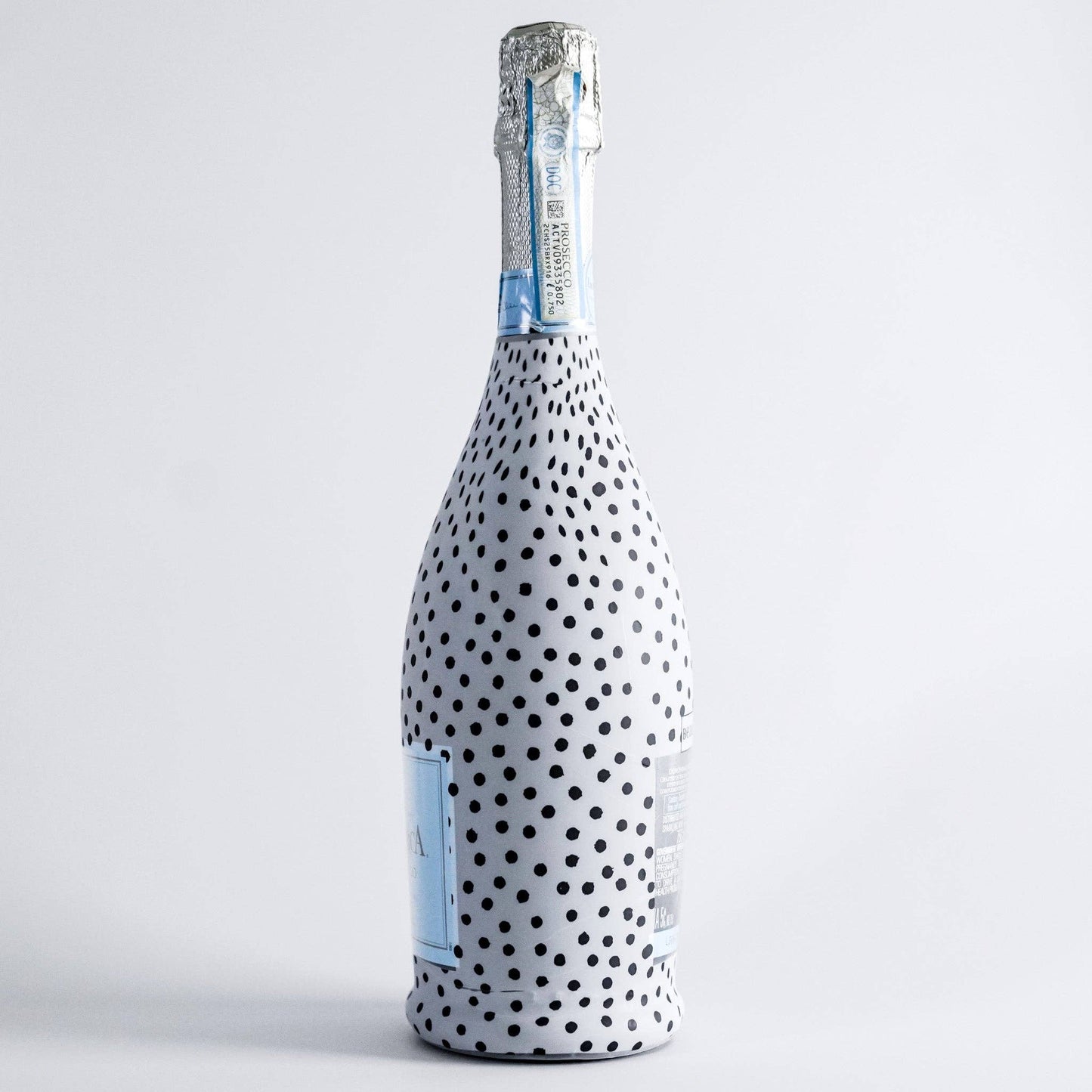 Beau Bottles Black and White Dots - Prosecco Collection