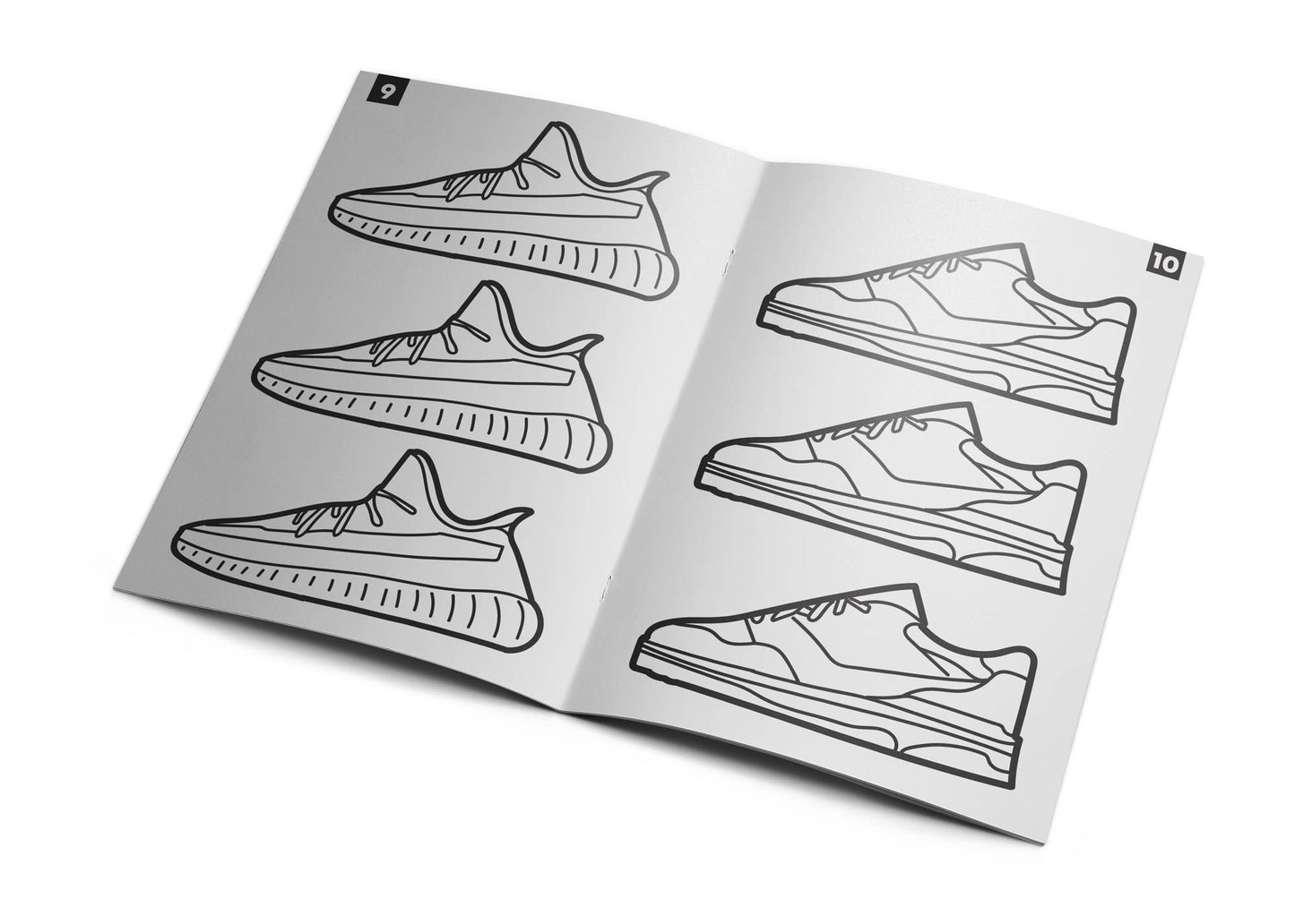 Sneaker Activity Coloring Book