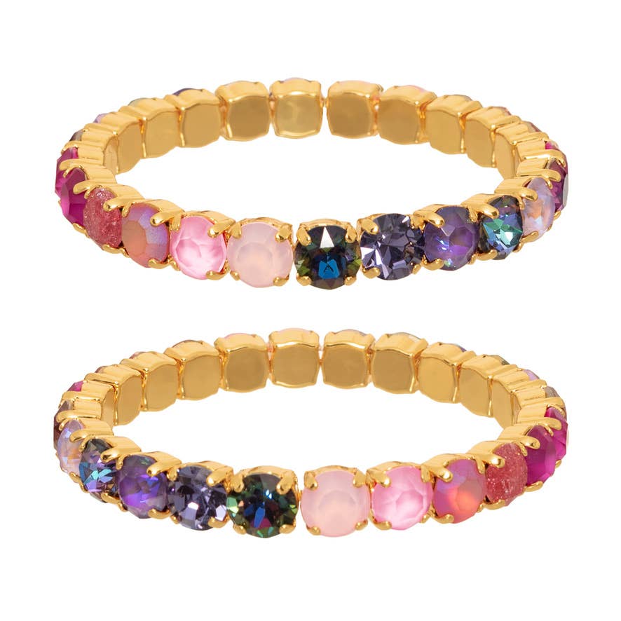 Oakland Stretch Bracelet in Mixes: Candy Kisses / Medium