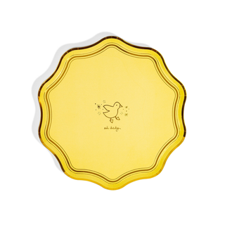 Oh Baby Icon Party Plates- Yellow