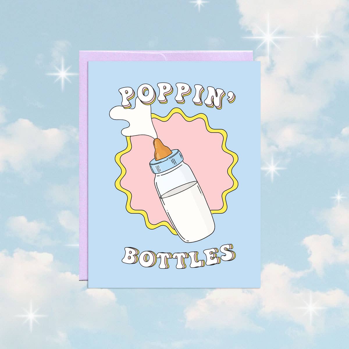 Poppin' Bottles | Baby Card