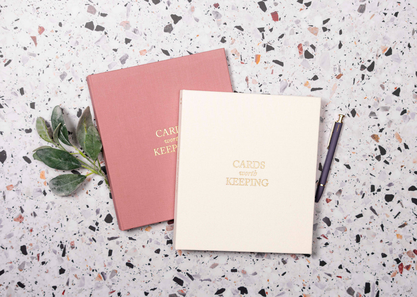 Cards Worth Keeping Journal | Birthday Card Organizer Book: White