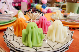 Ghost Shaped Candles- 4 Color Options