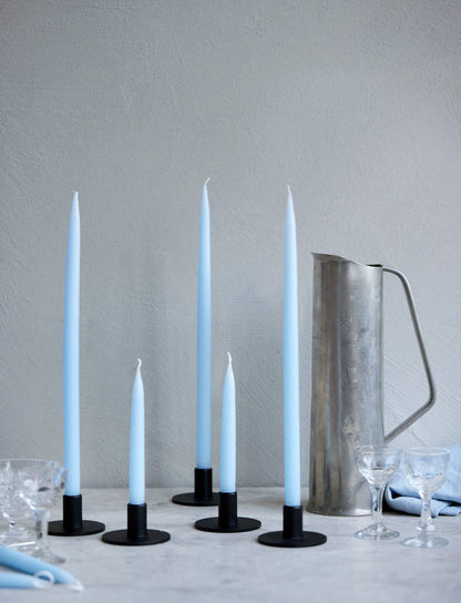 Light Blue Danish Taper Candle 8", 12", 14"