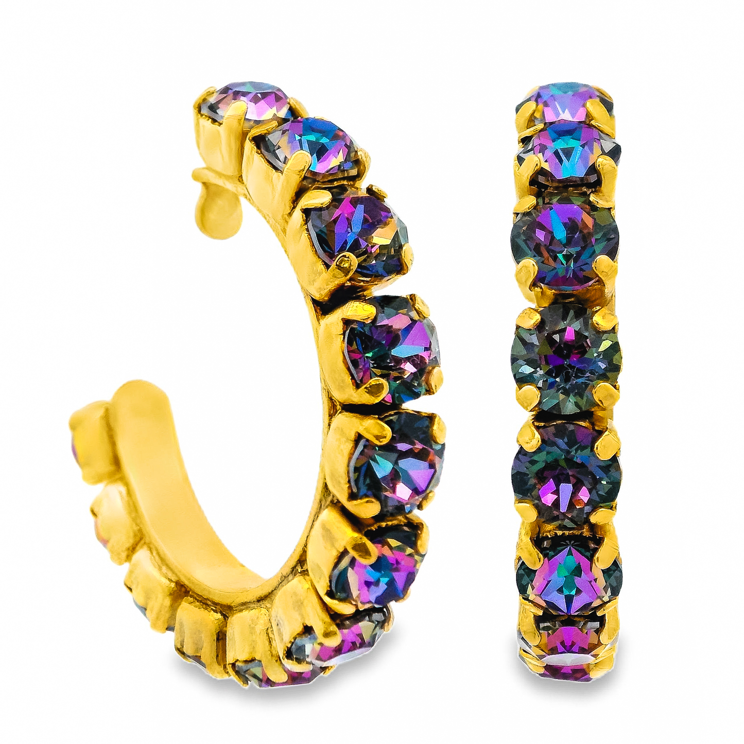 Jubilee Hoop Earrings in Candy Crush Colors: ABV