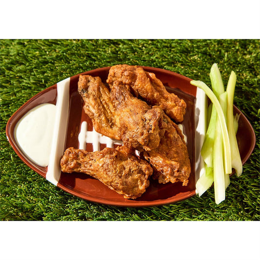 Ceramic Football Serving Tray