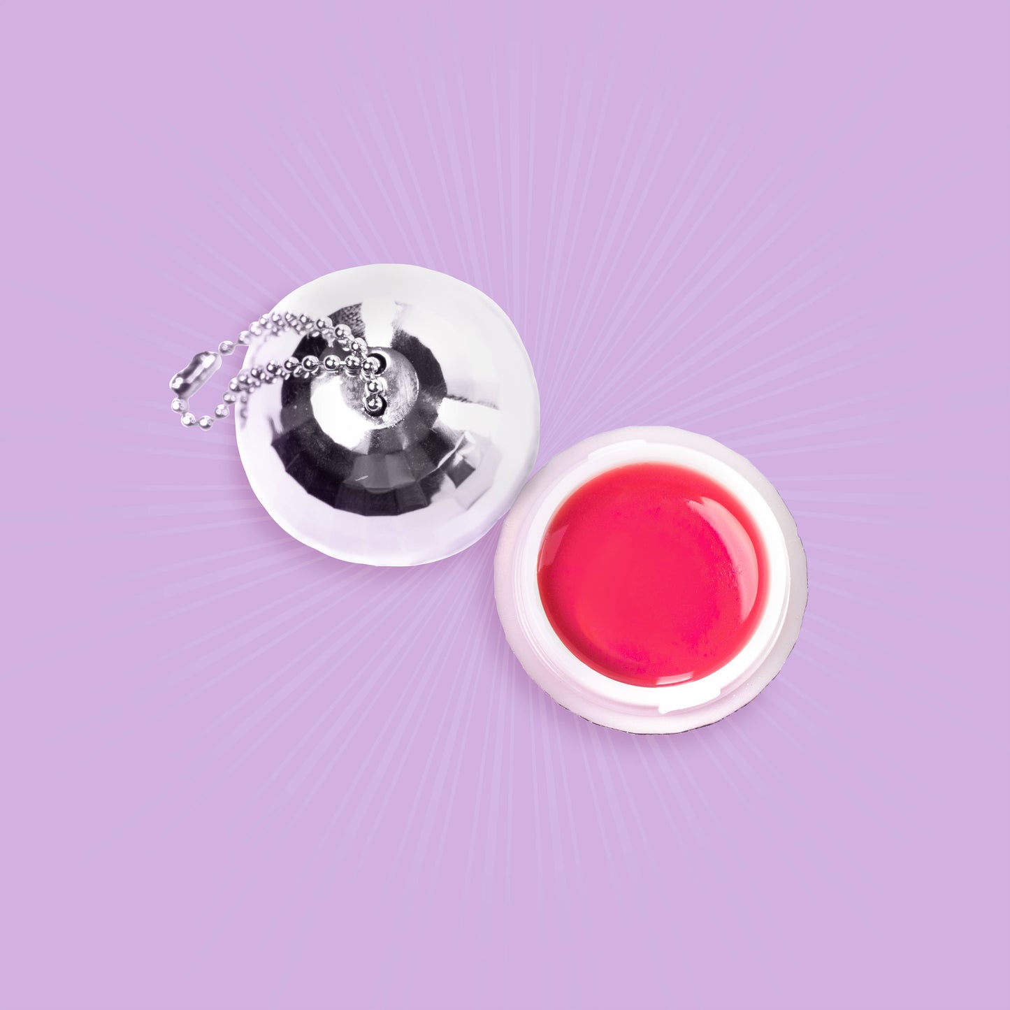 Disco Lip Balm Keychain