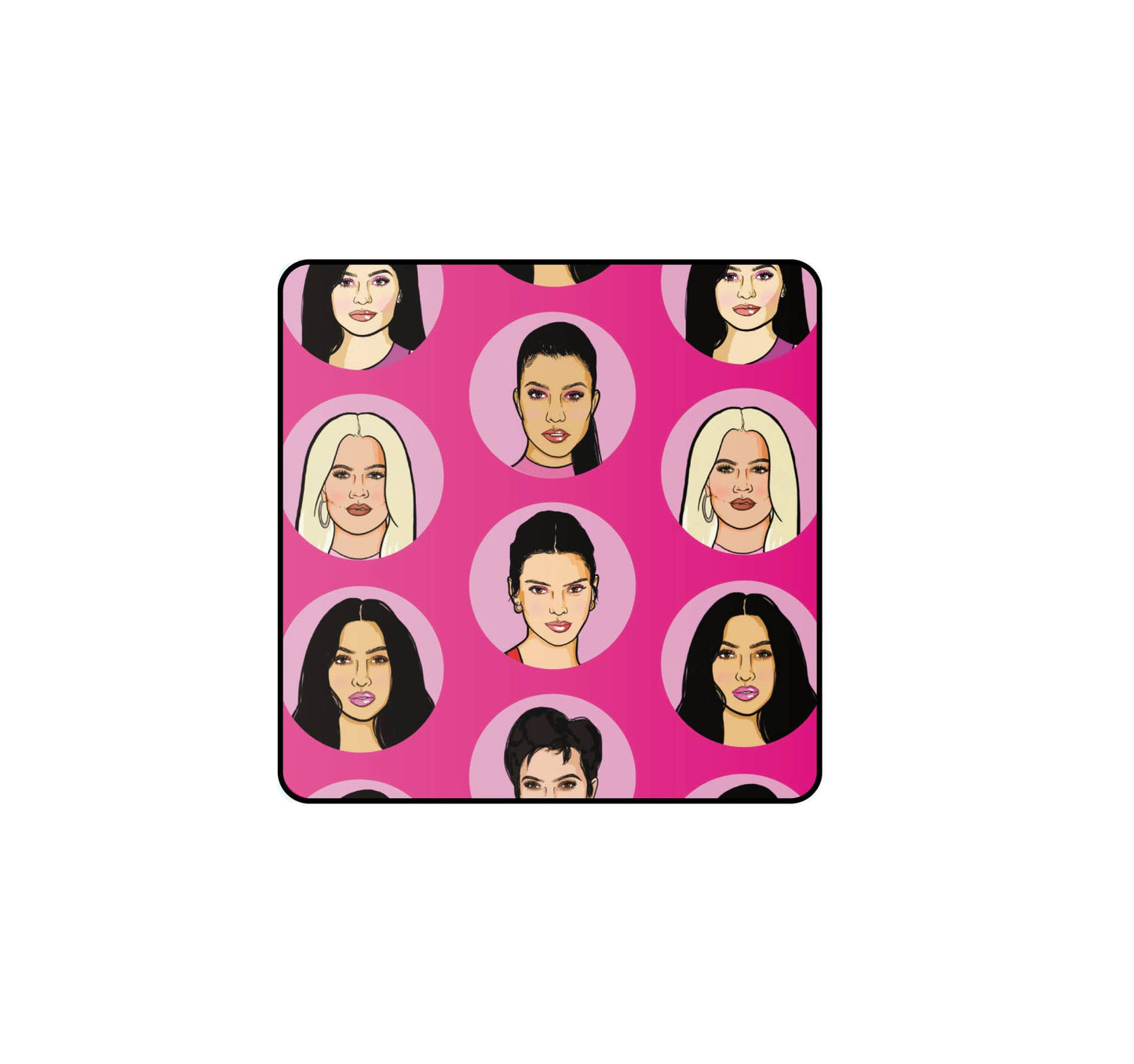 Kardashian Square Coaster