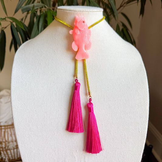 Glitzy Fishy Bolo No. 4 Necklace