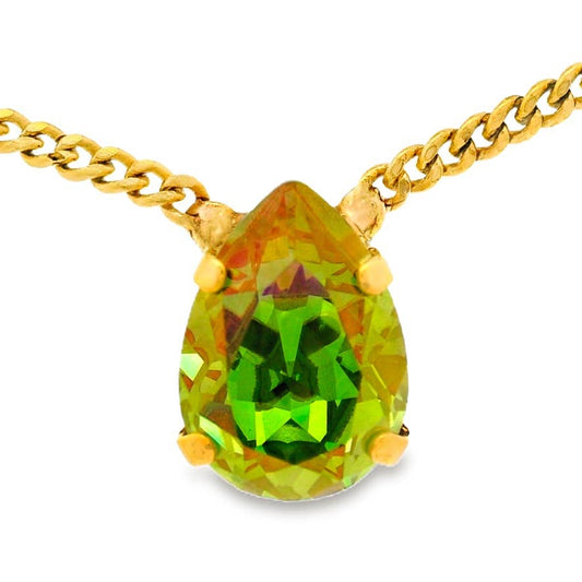 Lumi Necklace in Bohemian Wonderland: Peridot Lemon