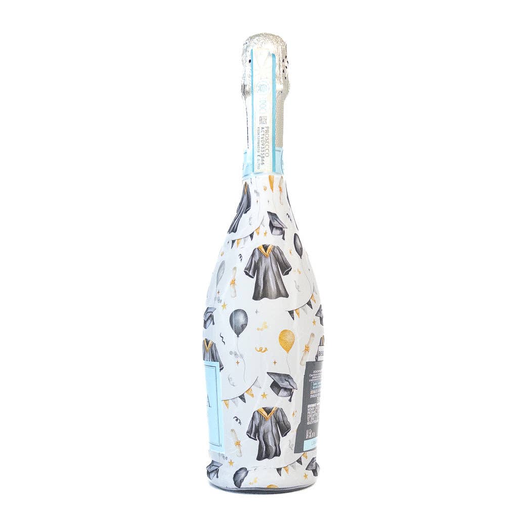 Beau Bottles Black and Gold Graduation - Prosecco Collection