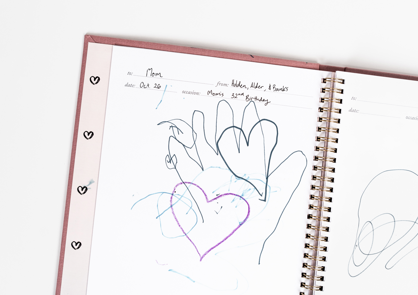 Cards Worth Keeping Journal | Birthday Card Organizer Book: White