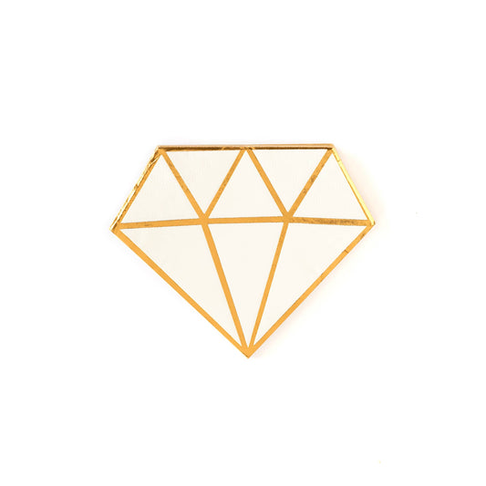 Bride to Be Diamond 5" Napkins 18ct