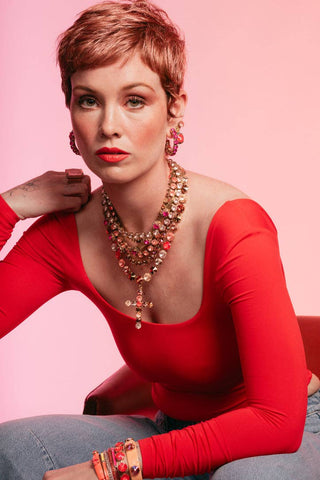 Jubilee Hoop Earrings in Candy Crush Colors: ABV