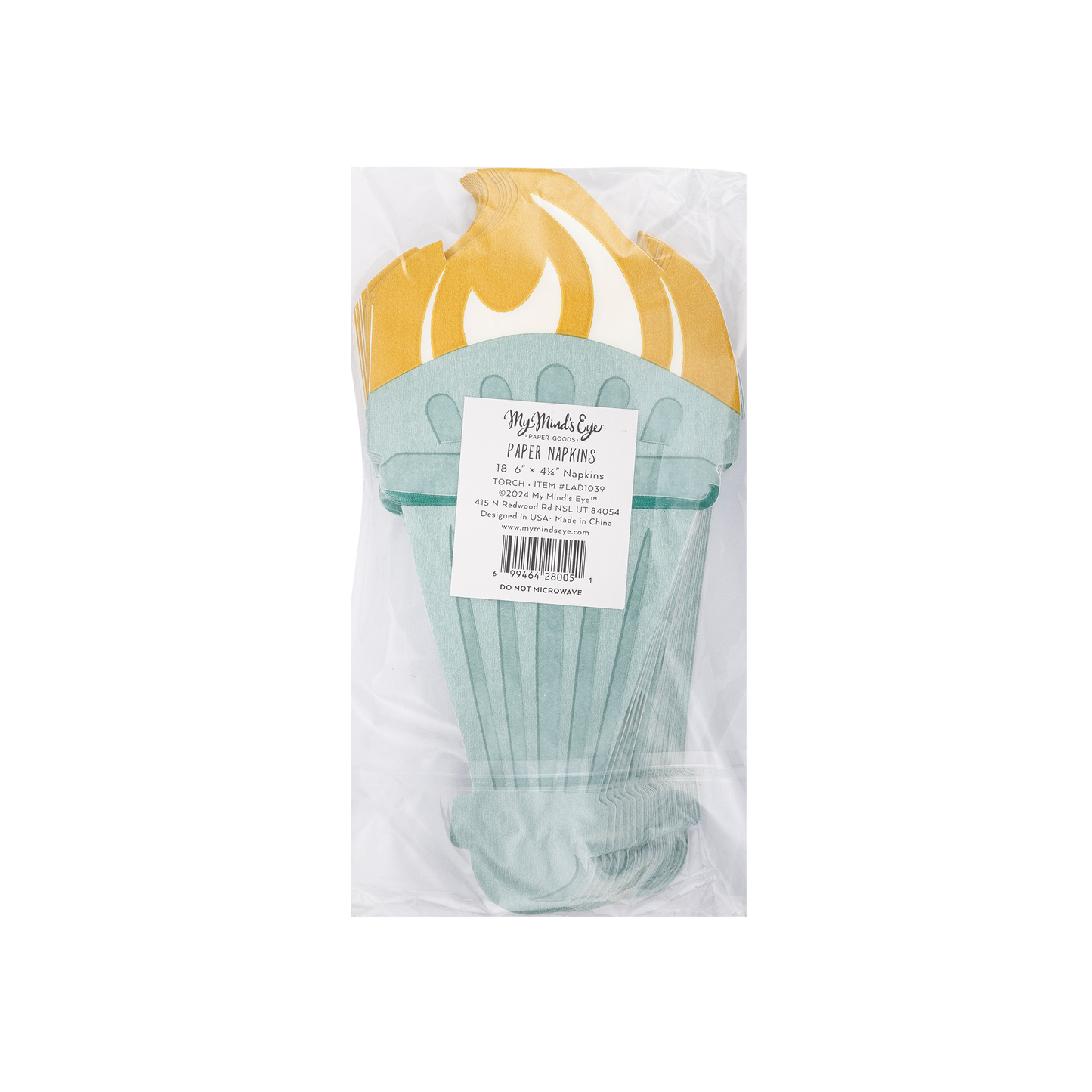 Lady Liberty Paper Dinner Napkin 18ct