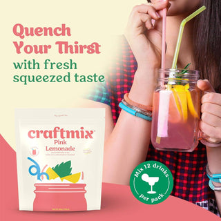 Pink Lemonade Beverage / Drink Mixer - 12 Serving Multipack