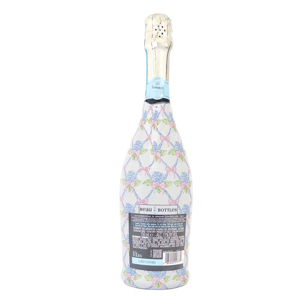 Beau Bottles Hydrangea Lattice - Prosecco Collection