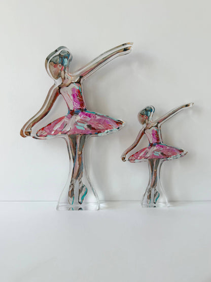 "On Pointe" Ballerina Acrylic Mini Shelfie