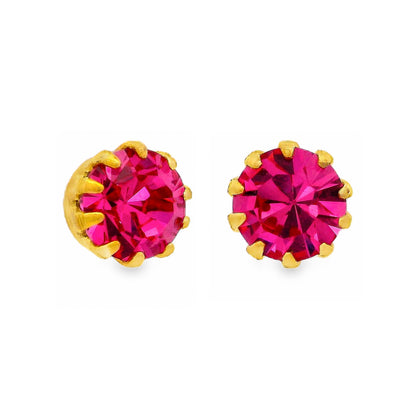 Mini Chrisley Studs: Amethyst