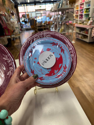 Pavillion Paper Maroon Bulldog Dinner Collegiate Paper Plates - 8 pack
