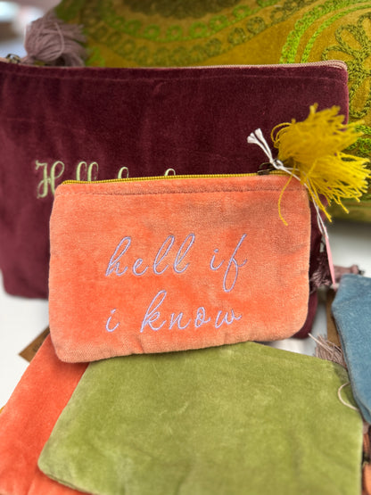 Hell if I know embroidered bags