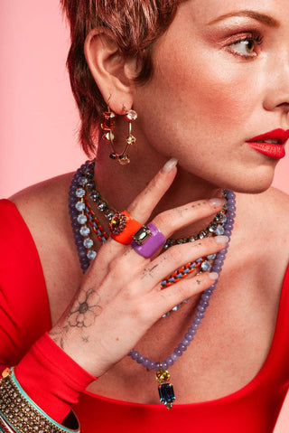 Adele Earrings in Candy Crush: Tanzanite Glimmer