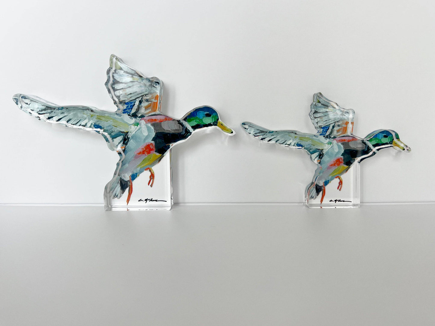 "Take Flight" Mallard Acrylic Small Block