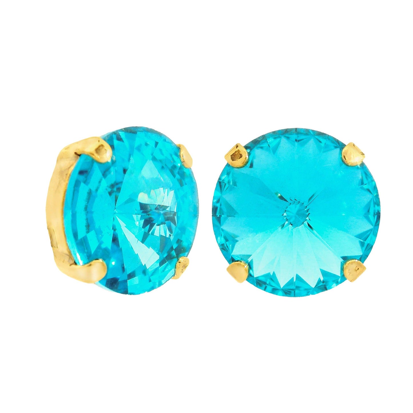 The Basics Studs: Indicolite