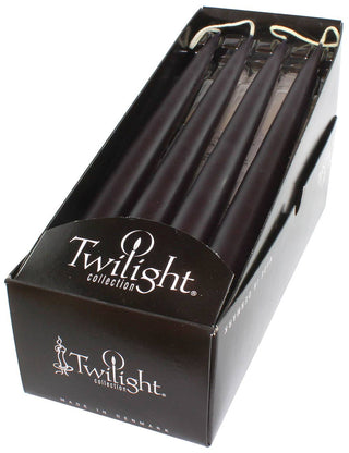 Black Danish Taper Candle 10"