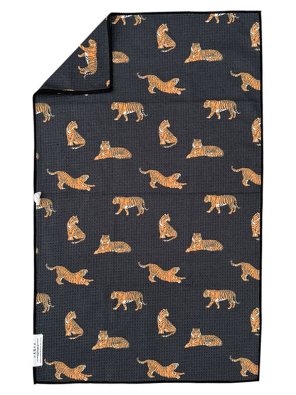 Here Kitty Kitty: Double-Sided Hand Towel: 17x27in