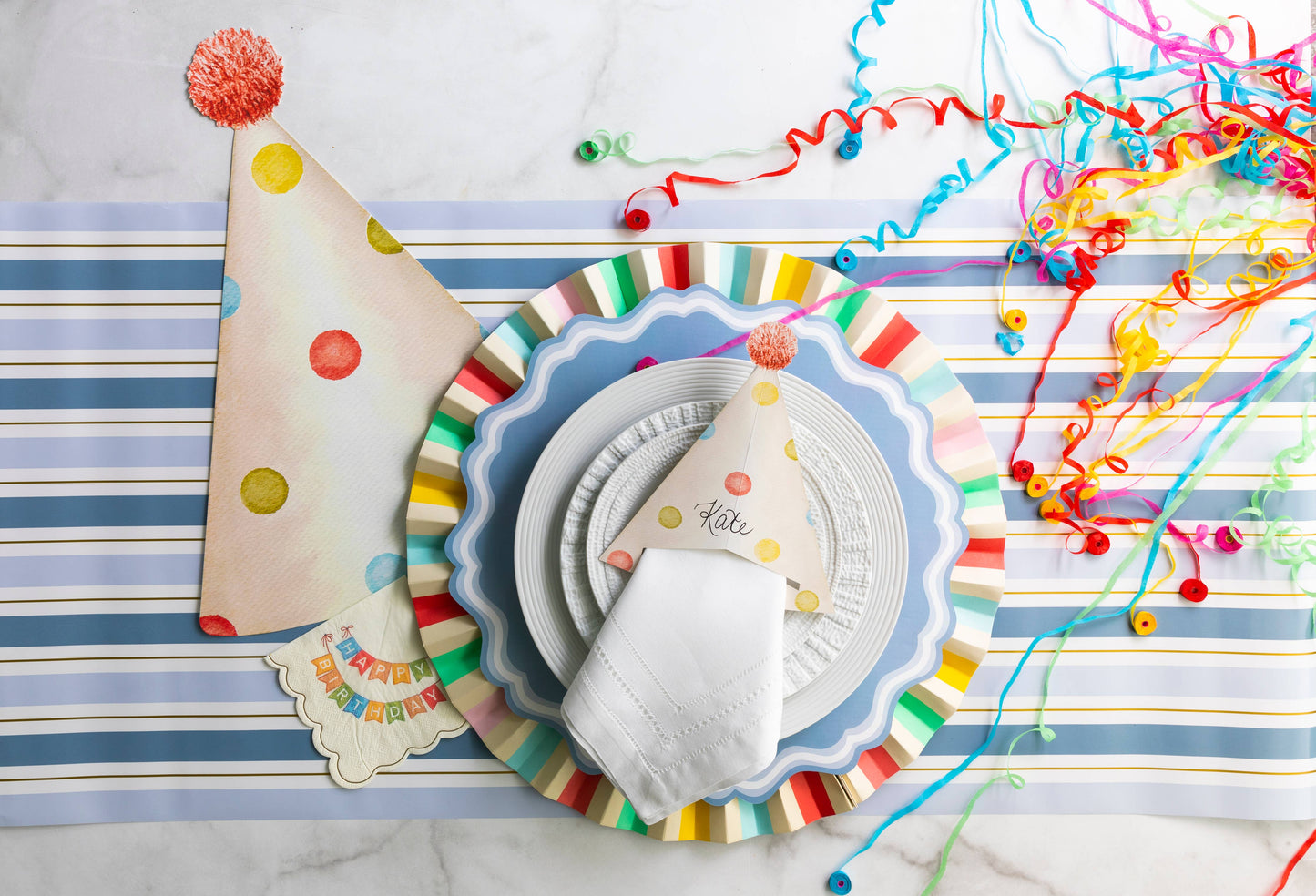 Party Hat Paper Placemat