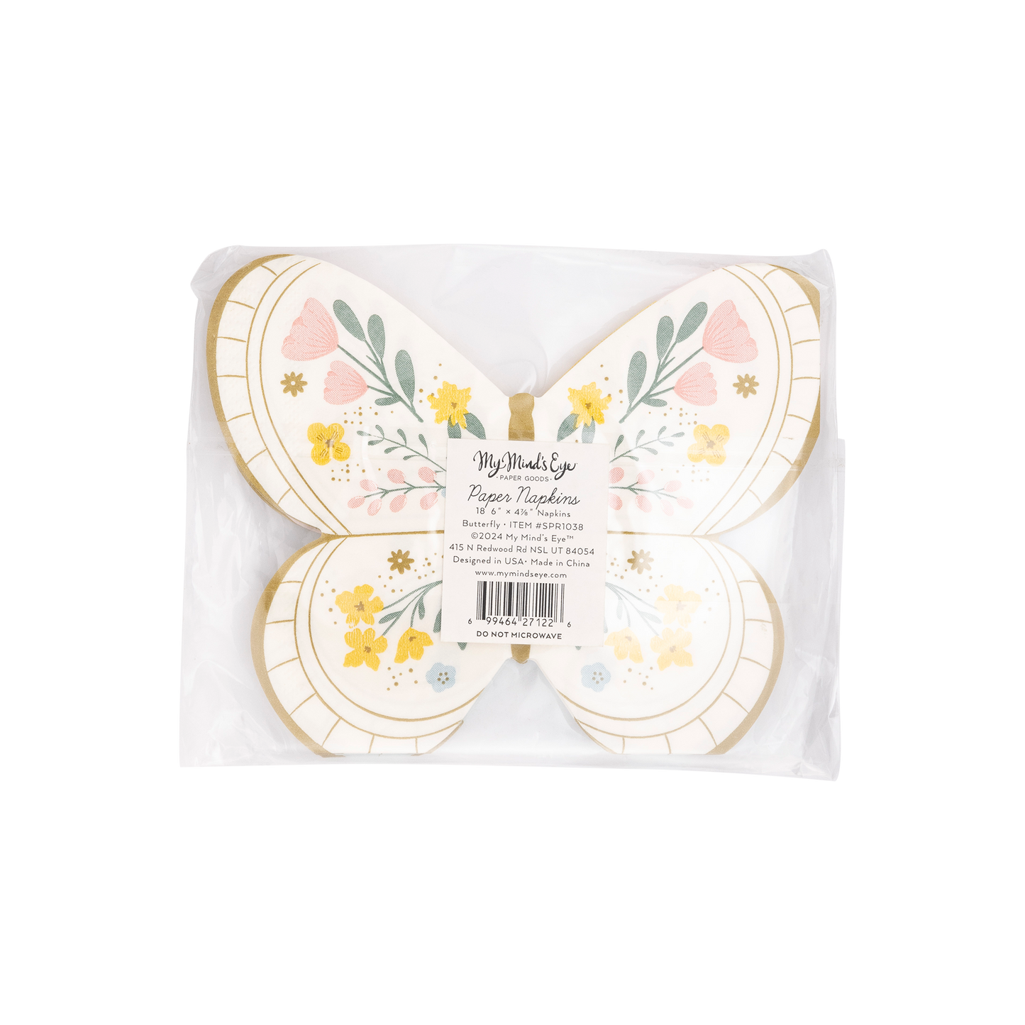 Butterfly Napkins Set 18ct