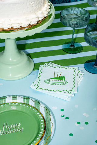 Blue Birthday Cocktail Napkins