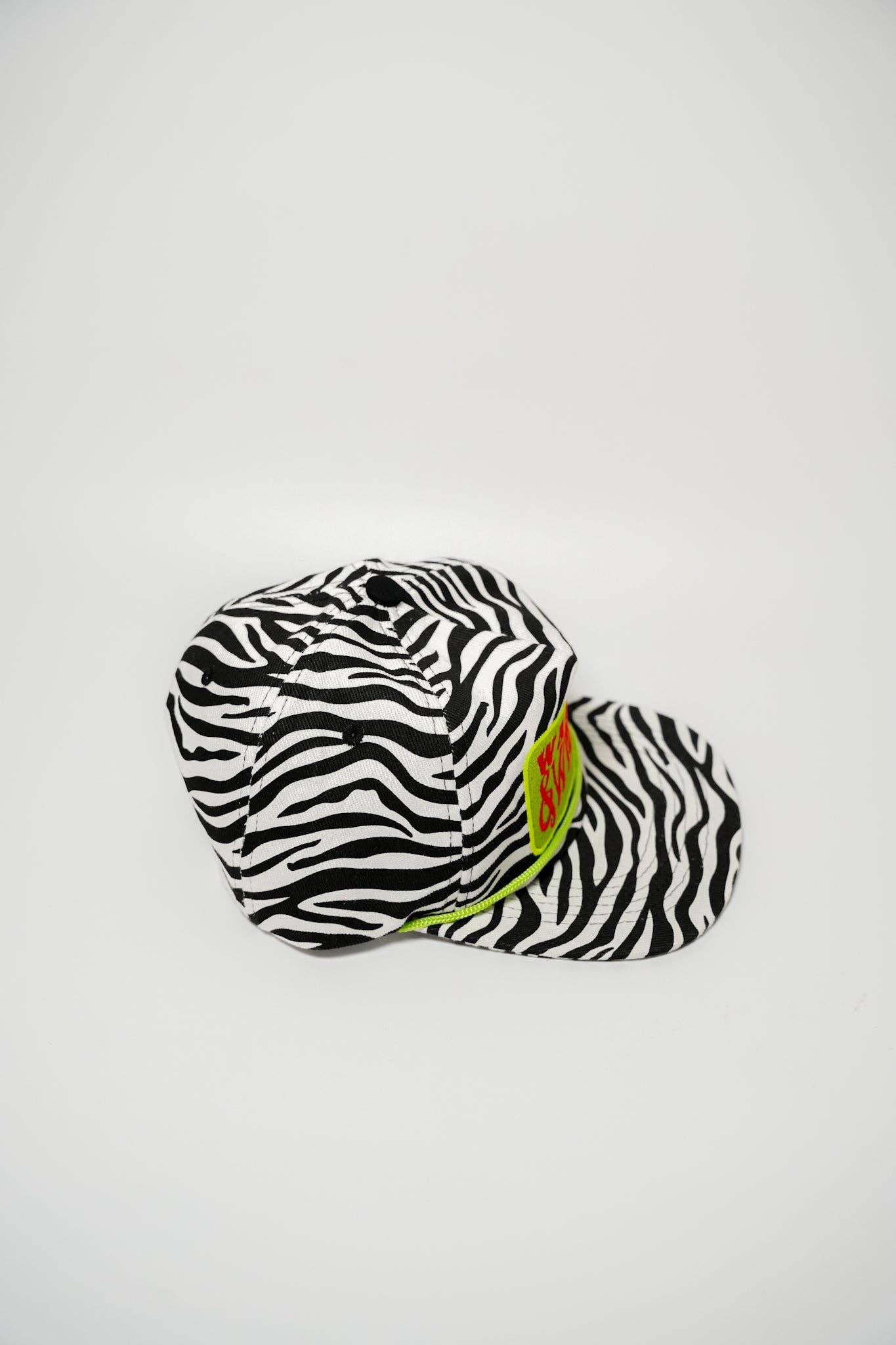 WANTED & WILD CANVAS CAP | ZEBRA PRINT