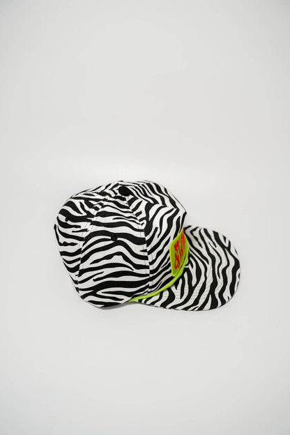 WANTED & WILD CANVAS CAP | ZEBRA PRINT