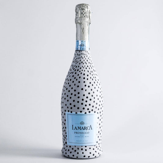 Beau Bottles Black and White Dots - Prosecco Collection