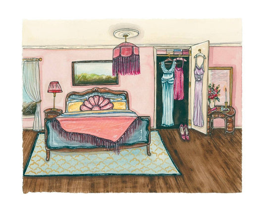 The Art of Getting Dressed Fine Art Print: 8x10