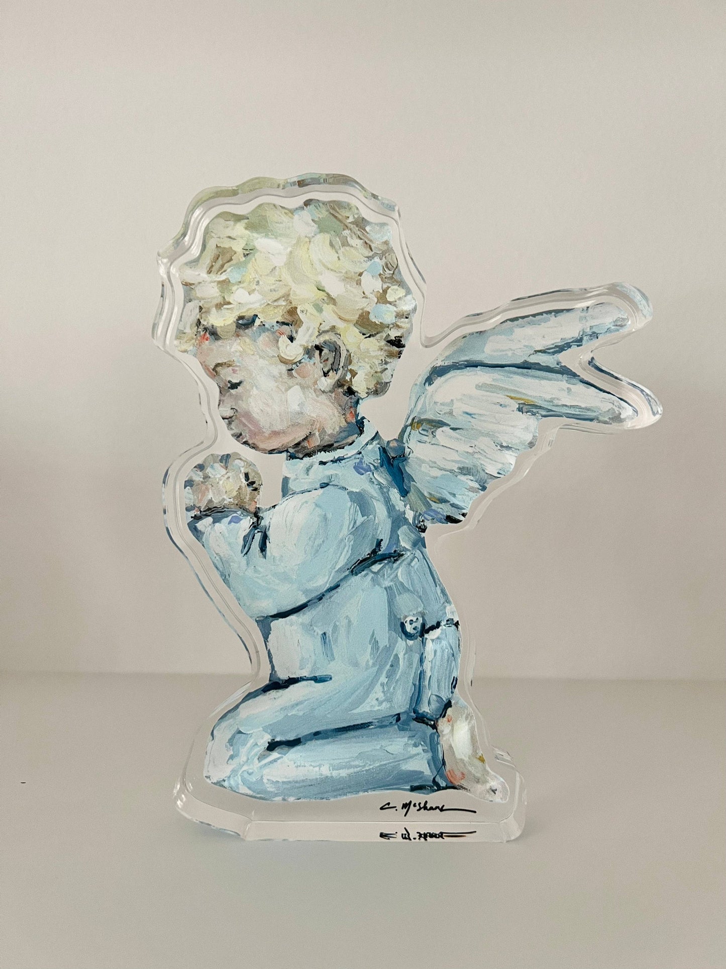 Tiny Wings: Blonde Boy- Acrylic Large Shelfie