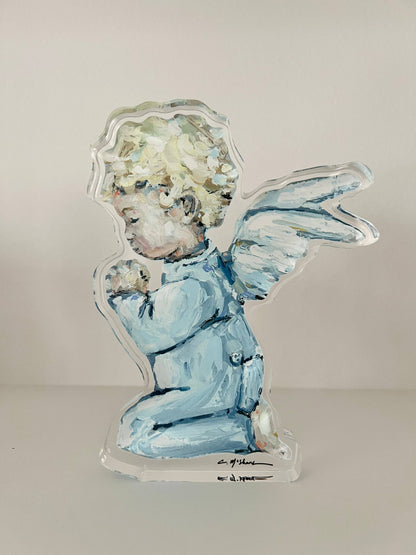 Tiny Wings: Blonde Boy- Acrylic Small Shelfie