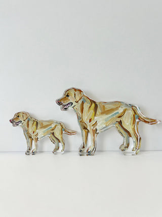 Yellows Lab Acrylic Small Shelfie